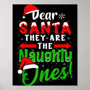 Beste Kerstman Zij Zijn De Stoute Eén Funny Christ Poster
