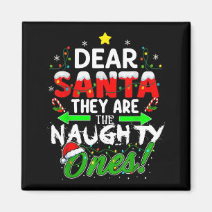Beste Kerstman Zij Zijn De Stoute Eén Funny Magneet