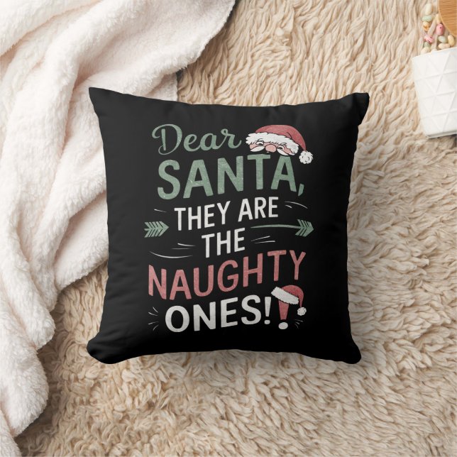Beste Kerstman Zij Zijn De Stoute Eén Kerst- Kussen (Deken)