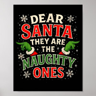 Beste Kerstman Zij Zijn De Stoute Eén Kerstmis Poster