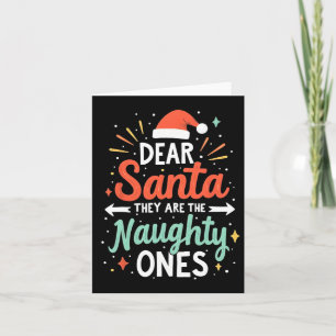 Beste Kerstman Zij Zijn De Stoute Eentjes Grappige Kaart