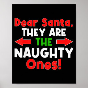 Beste Kerstman Zij Zijn De Stoute - Grappige Chris Poster