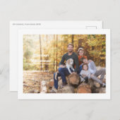 beste kerstmis 1 foto ' s kerstmis  briefkaart (Voorkant / Achterkant)