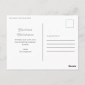 beste kerstmis 1 foto ' s kerstmis  briefkaart (Achterkant)