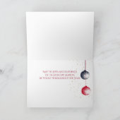 Beste Kerstmis Ooit Baby's Eerste Kerstmis Foto Kaart (Binnen)