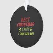 Beste Kerstmis ooit Ornament (voorkant)