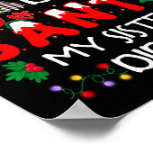 Beste kerstpyjama, mijn zuster. poster (Hoek)