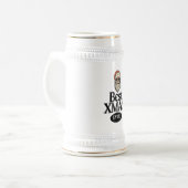 Beste kerstvakantie Stein Biker Santa Bierpul (Voorkant links)