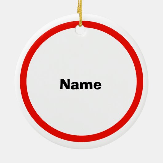 Beste kerstversiering met tante keramisch ornament (Achterkant)