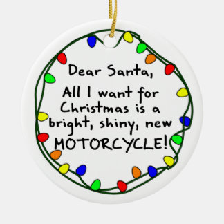 Beste kerstversiering voor Kerstmis in Santa Motor Keramisch Ornament