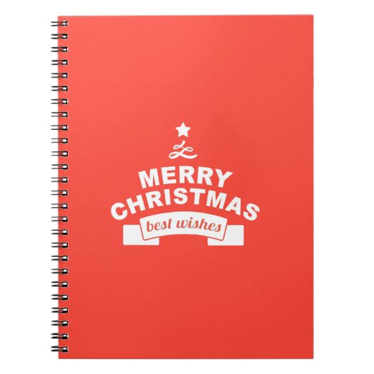 Beste kerstwensen dit jaar notitieboek (Voorkant)