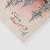 Beste kerstwensen van Ellen Clapsaddle Tissuepapier (Detail)