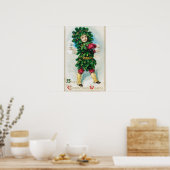 Beste kerstwiekMan in Evergreen Coat Poster (Keuken)