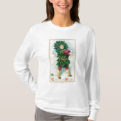 Beste kerstwiekMan in Evergreen Coat T-shirt (Voorkant)
