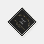 Beste keuze! TWINTIG JAAR reünie Napkins Servet (Hoek)