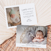 Beste Kever Kerstdag Baby Foto Geboorte  Aankondiging