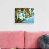 Beste kijkende klassieke klassieke auto's uit de k canvas afdruk (Insitu (Woonkamer))