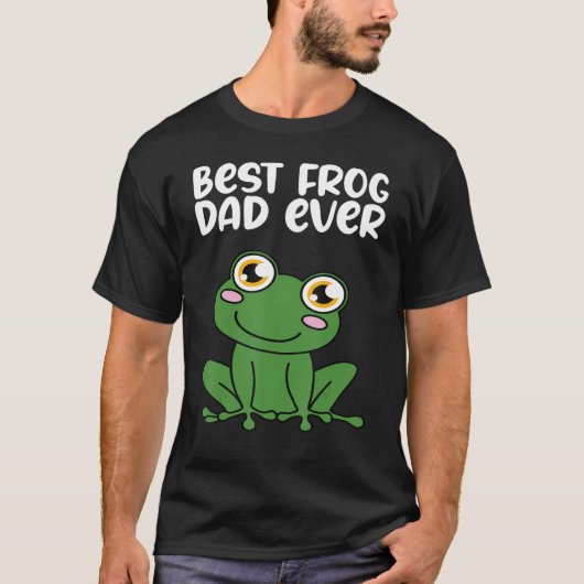 Beste kikker papa ooit t-shirt (Voorkant)