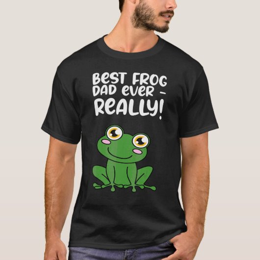 Beste Kikkervader Ooit Echt T-shirt (Voorkant)