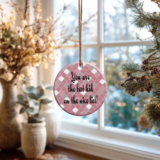 Beste kind keramisch ornament