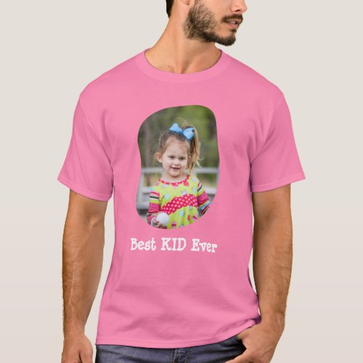 Beste KIND ooit goed kind uploadt je familiefoto T-shirt (Voorkant)