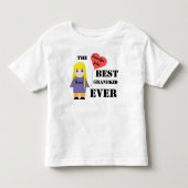 "BESTE KIND OOIT" schattig meisje hart aangepaste  Kinder Shirts (Voorkant)