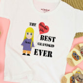 "BESTE KIND OOIT" schattig meisje hart aangepaste  Kinder Shirts