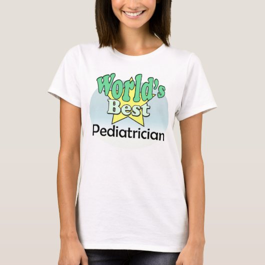 Beste kinderarts ter wereld t-shirt (Voorkant)