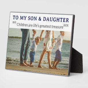 Beste Kinderen Ooit – Zonen & Dochters Dag Plaquet Fotoplaat