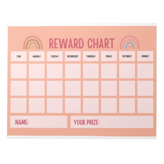 Beste kinderen Student beloning grafieken Notitieblok (Voorkant)