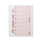 Beste kinderen Student beloning grafieken Notitieblok (Linkerzijde)