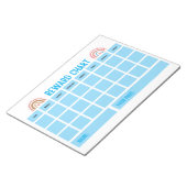 Beste kinderen Student beloning grafieken Notitieblok (Schuin)