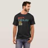 Beste KINKAJOU vader ooit retro T-shirt (Voorkant volledig)