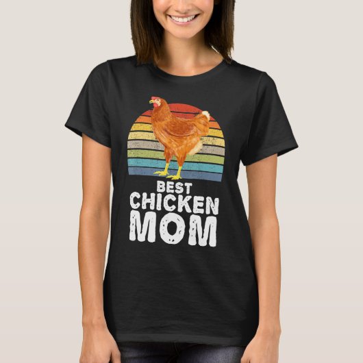 Beste kip moeder boer kip t-shirt (Voorkant)