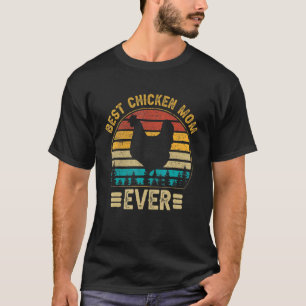 Beste Kip Moeder Ooit Vintage Retro 70s Kip Si T-shirt