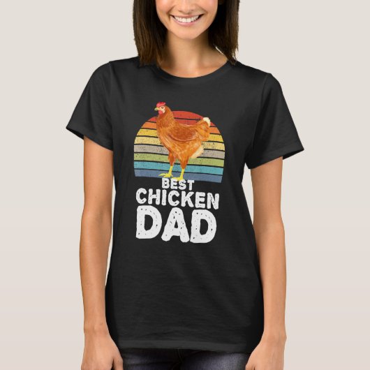 Beste kip papa boer kip t-shirt (Voorkant)