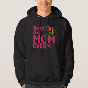  beste kipmoeder ooit gekleurde boomworm 1 hoodie