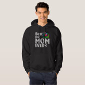  beste kipmoeder ooit gekleurde kipmoeder hoodie (Voorkant volledig)