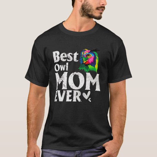 beste kipmoeder ooit gekleurde kipmoeder t-shirt (Voorkant)