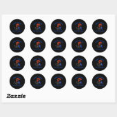 Beste Kippenkleding In De Buurt Ronde Sticker (Vel)