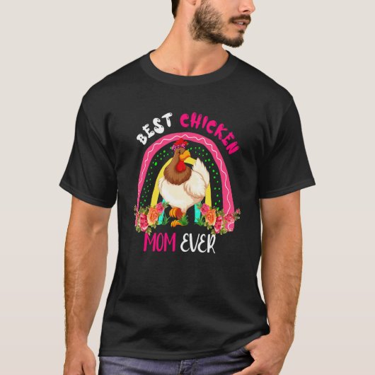 Beste Kippenmoeder Ooit Cute Kip Dasjaars Moederda T-shirt (Voorkant)