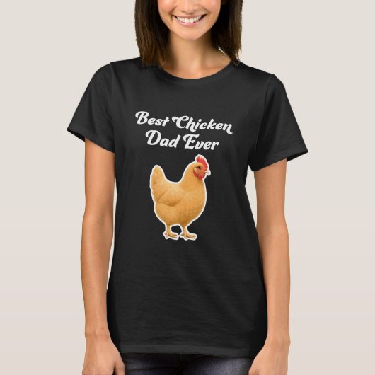 Beste Kippenvader Ooit - Buff Orpington Kip T-shirt (Voorkant)