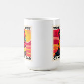 Beste Kippenvader Ter Wereld Grappige Haan Vader  Koffiemok (Center)