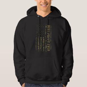Beste Klaproos Ooit Camouflage Amerikaanse Vlag Va Hoodie