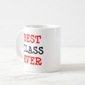 beste klas ooit koffiemok (Voorkant links)