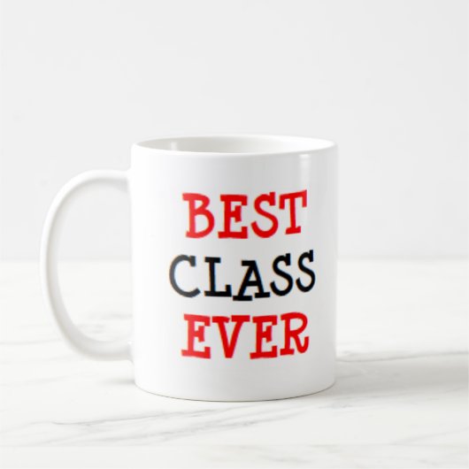 beste klas ooit koffiemok (Links)