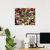 Beste klassieke monsterfilms poster (Thuiskantoor)