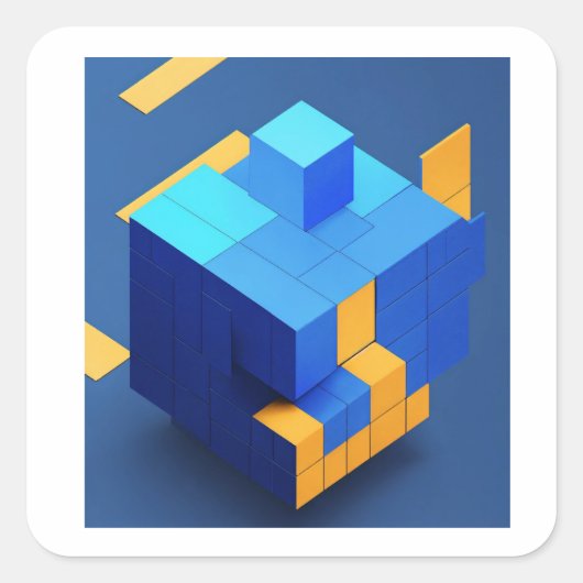 beste kleermaker vierkante sticker (Voorkant)