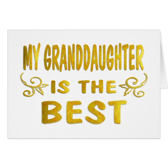 Beste kleindochter (Voorkant Horizontaal)