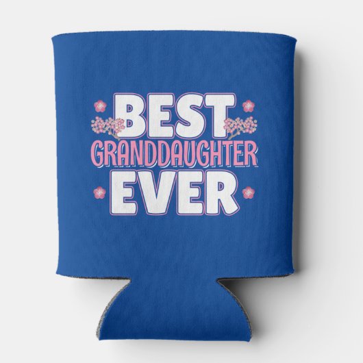 Beste kleindochter ooit - Cherry Blossoms Blikjeskoeler (Achterkant)